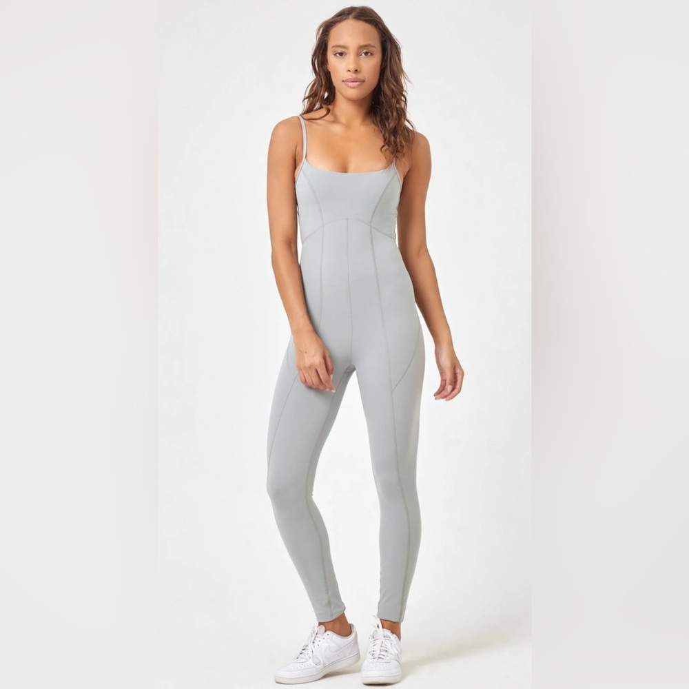 NWT! LSPACE Go the Distance Jumpsuit in Sage - Size L